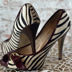 Y2K Steve Madden Peep Toe Heels